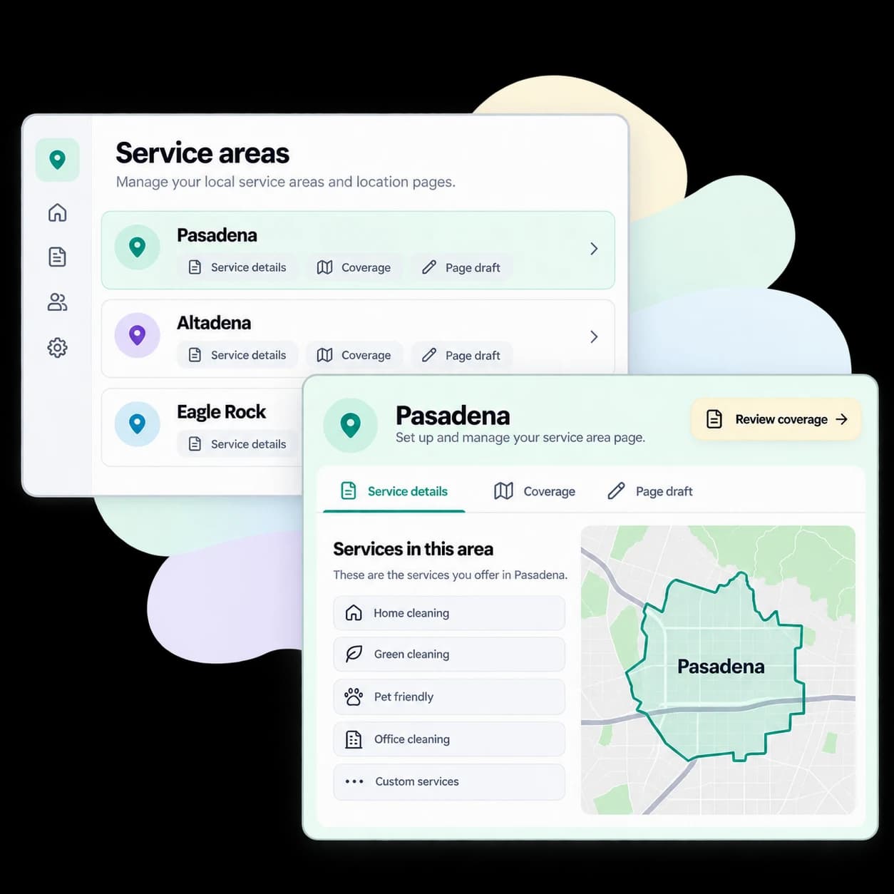 Illustrative local discovery workflow