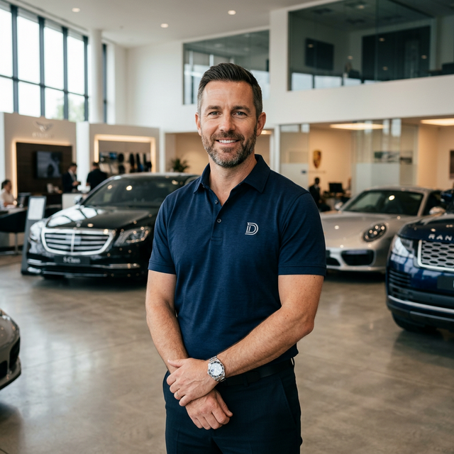 Successful auto dealer owner