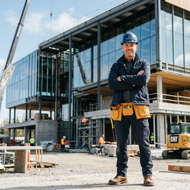 Successful contractor business owner